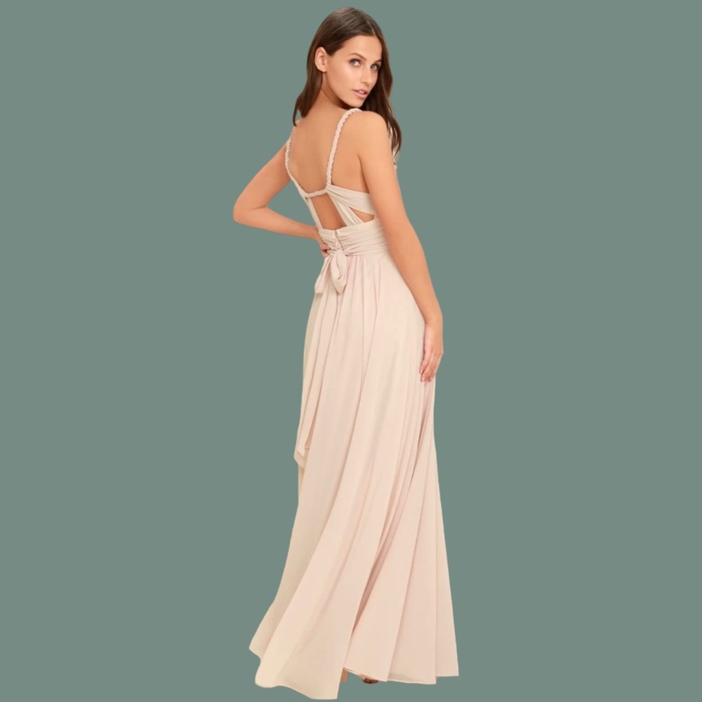 Carte Blanche Blush Pink Maxi Dress-NEW with tags!